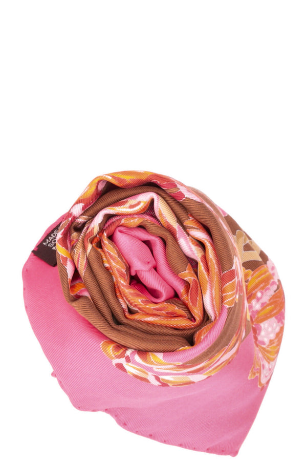 HERMÈS  Le Timbalier Carré 90 Silk Pink