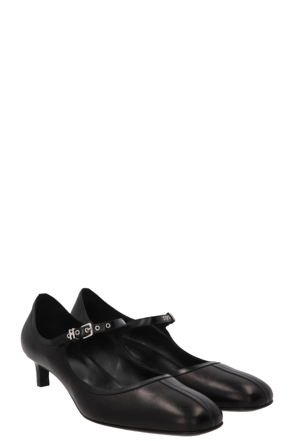 HERMÈS Escarpins Lilibeth 40 en cuir noir