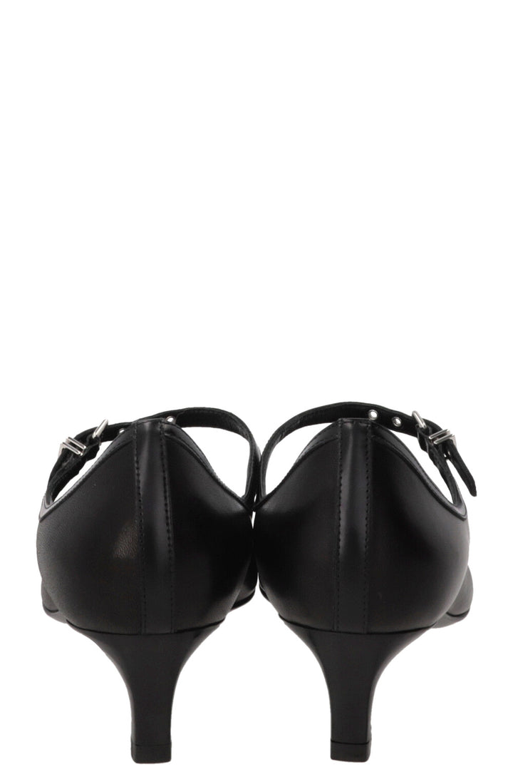 HERMÈS Escarpins Lilibeth 40 en cuir noir