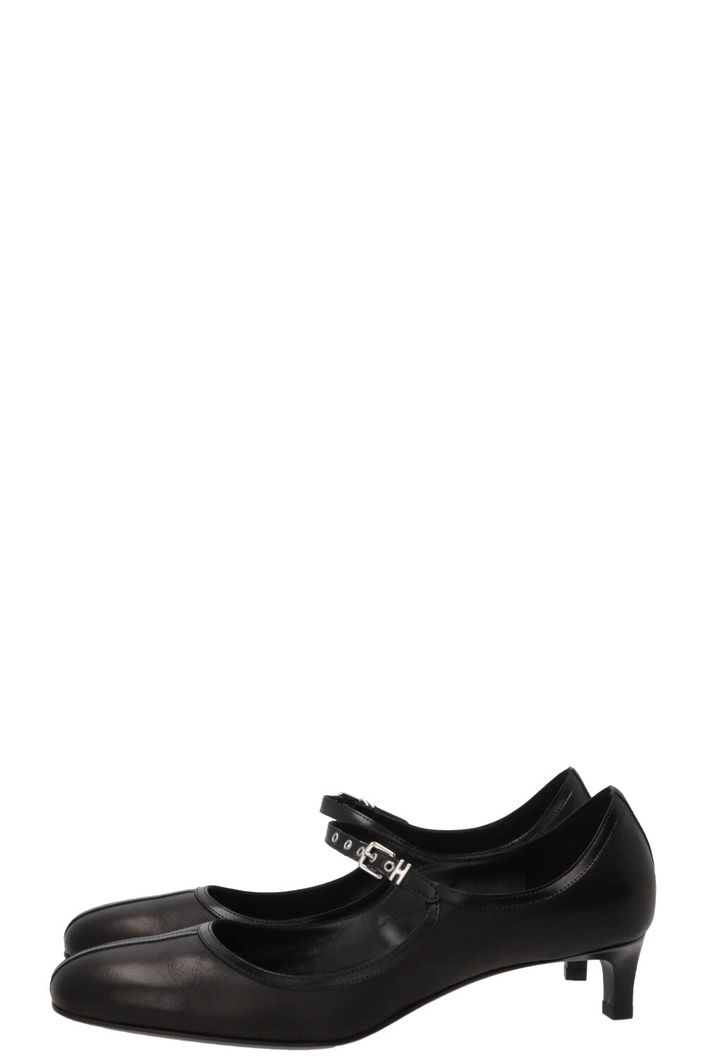 HERMÈS Escarpins Lilibeth 40 en cuir noir