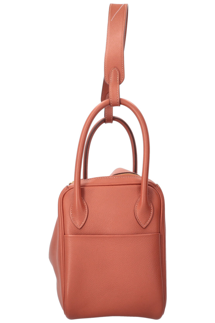 HERMÈS Lindy 26 Brick Orange