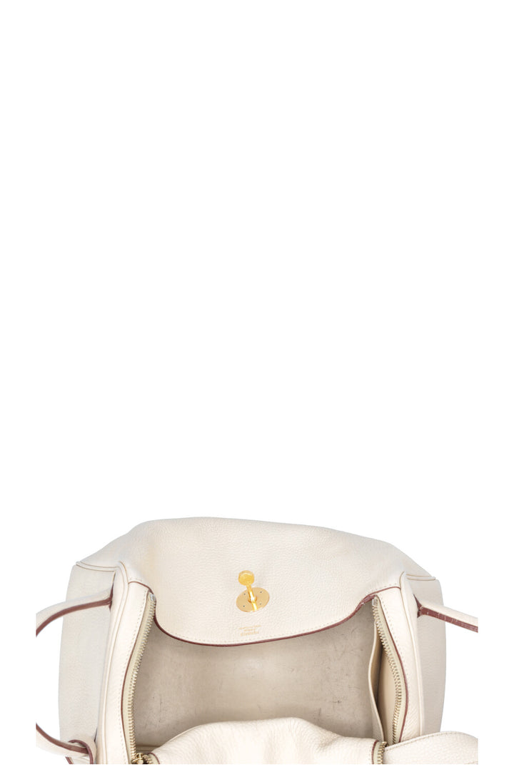 HERMÈS Lindy 30 Clemence Ivoire