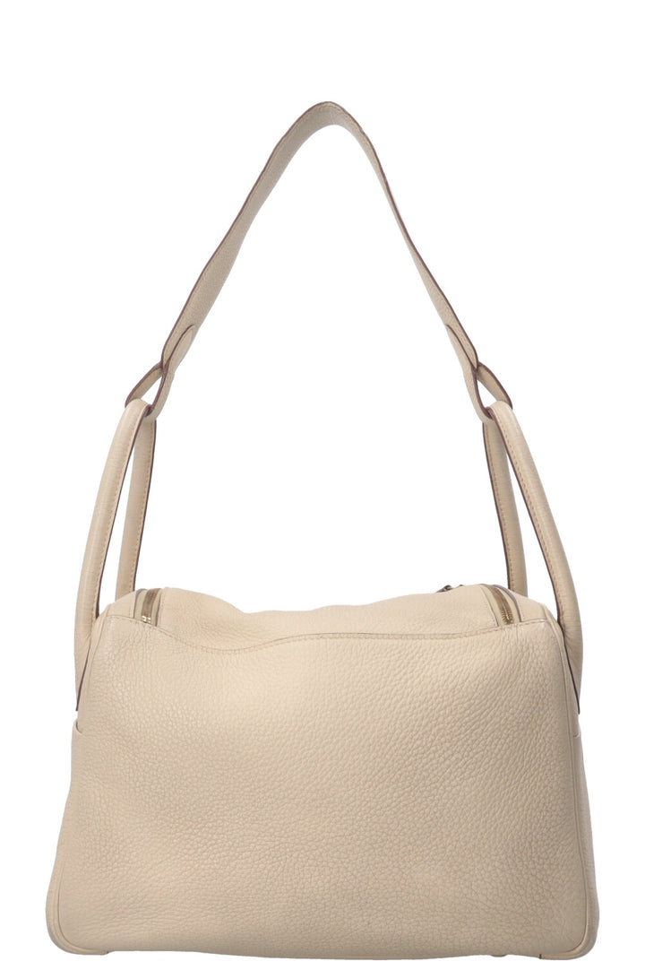 HERMÈS Lindy 30 Clemence Ivoire