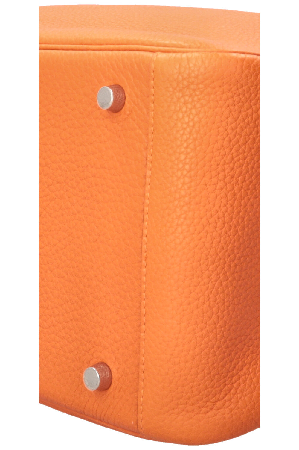 HERMÈS Lindy 34 Clemence Orange Palladium