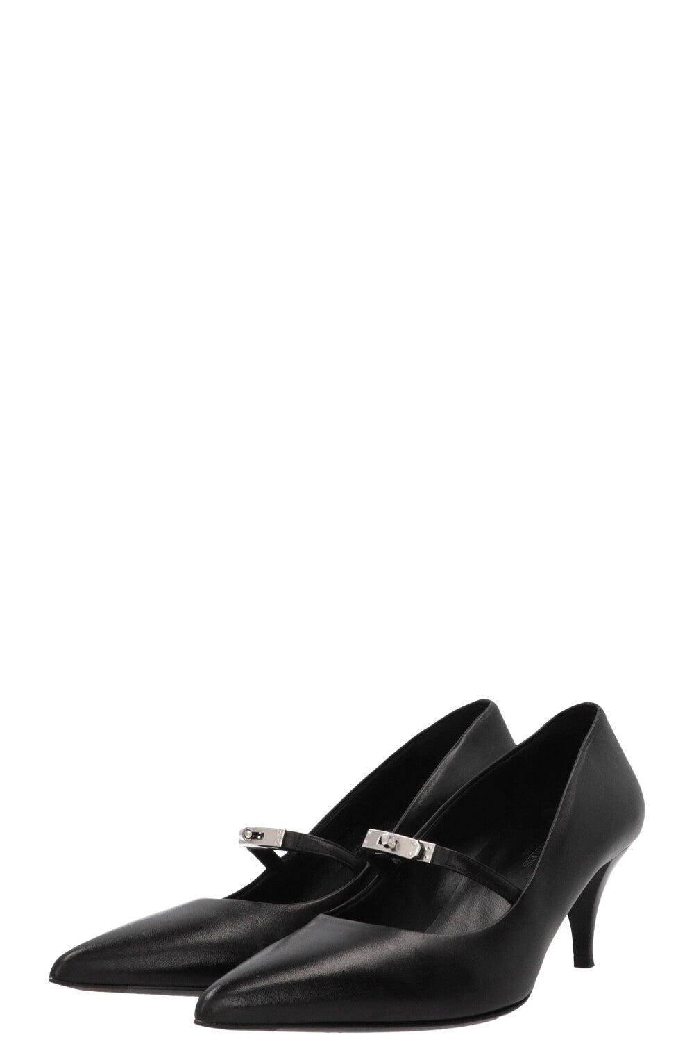 HERMÈS Majesté 60 Pumps Leather Black