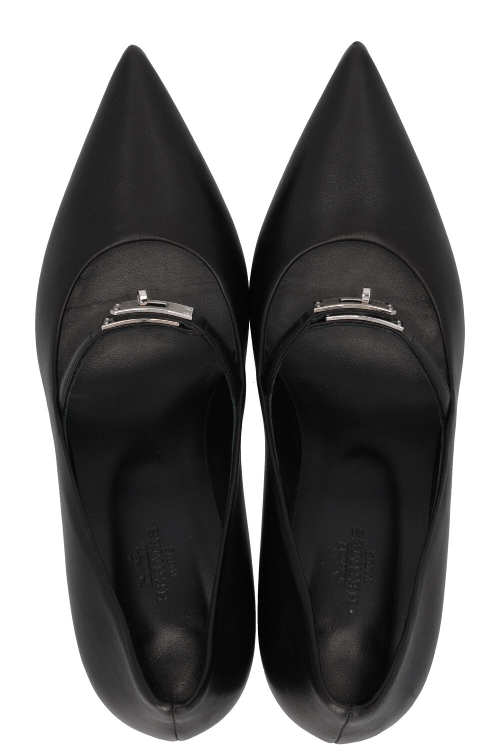HERMÈS Majesté 60 Pumps Leather Black