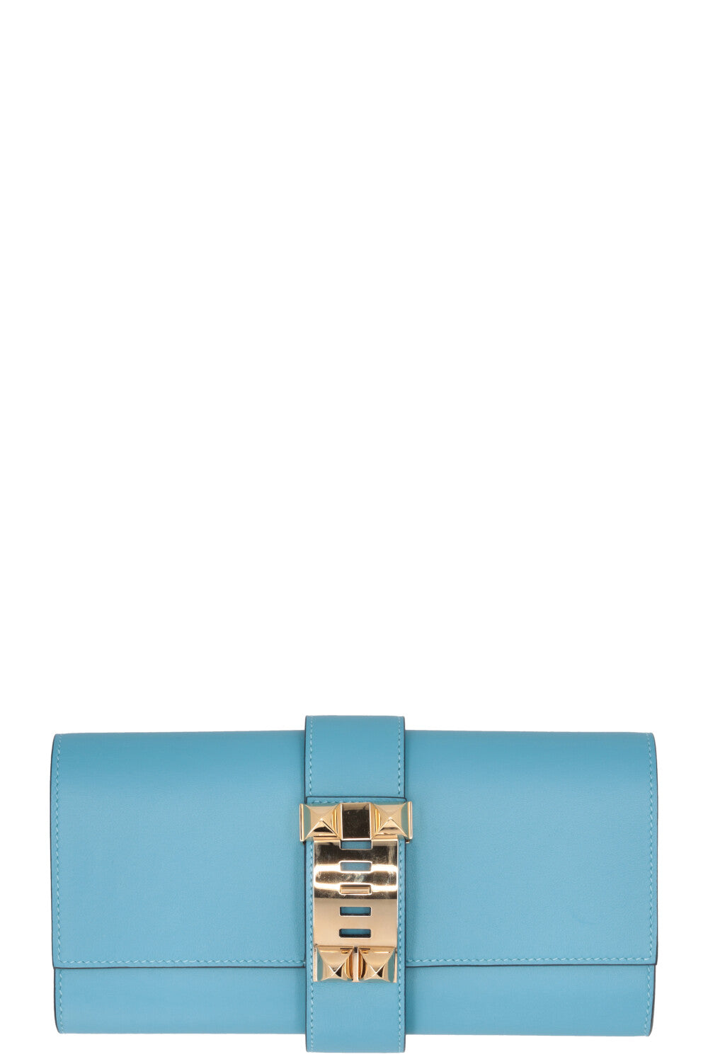 HERMÈS Medor 23 Pochette Swift Leather Bleu du Nord