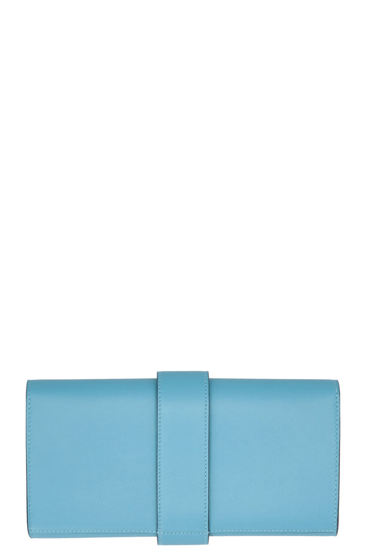 HERMÈS Medor 23 Pochette Swift Leather Bleu du Nord