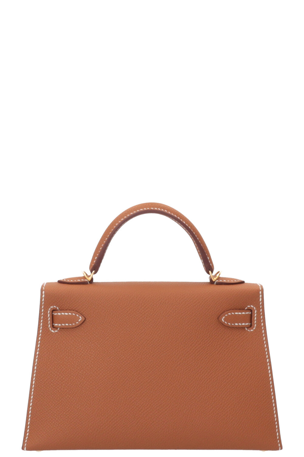 HERMÈS Mini Kelly Epsom Leather Gold