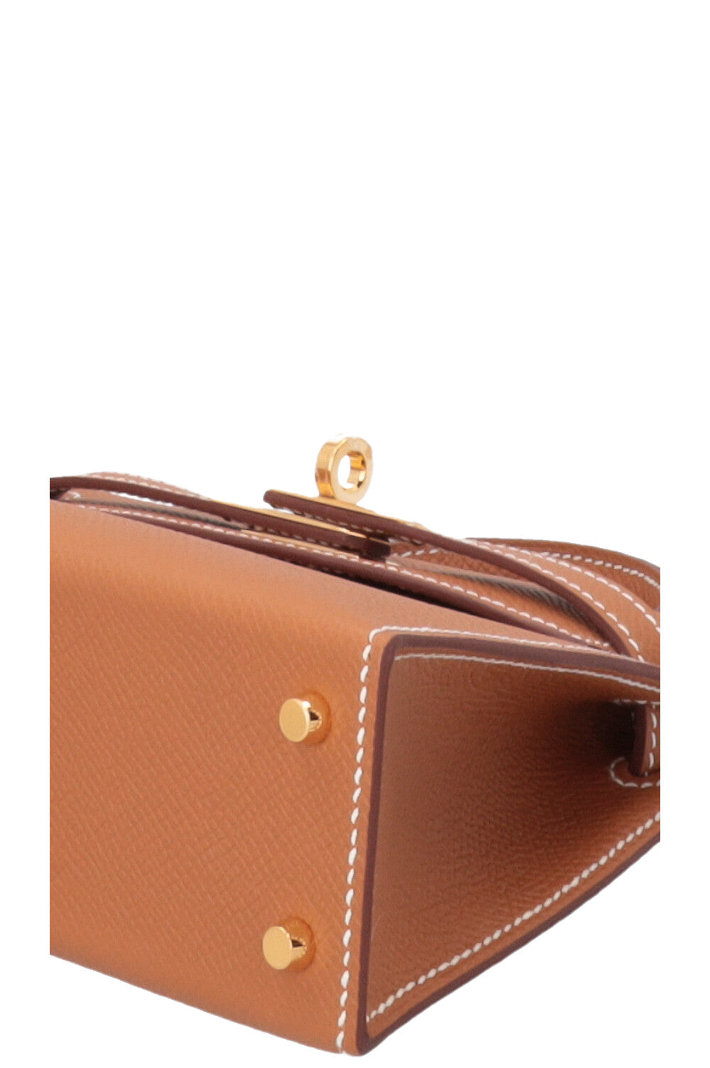 HERMÈS Mini Kelly Epsom Leather Gold