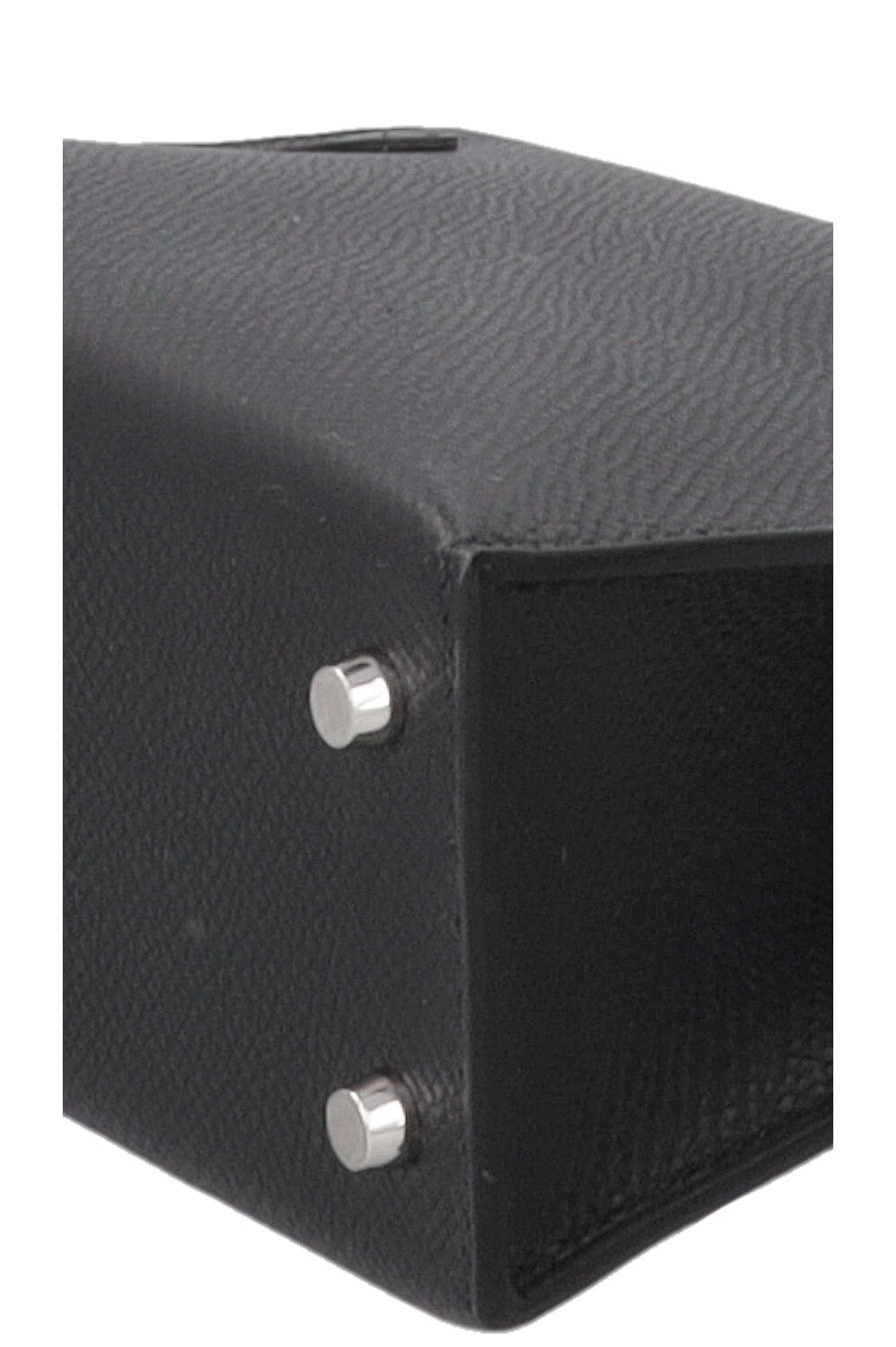HERMÈS Mini Kelly Sellier Epsom Palladium Noir