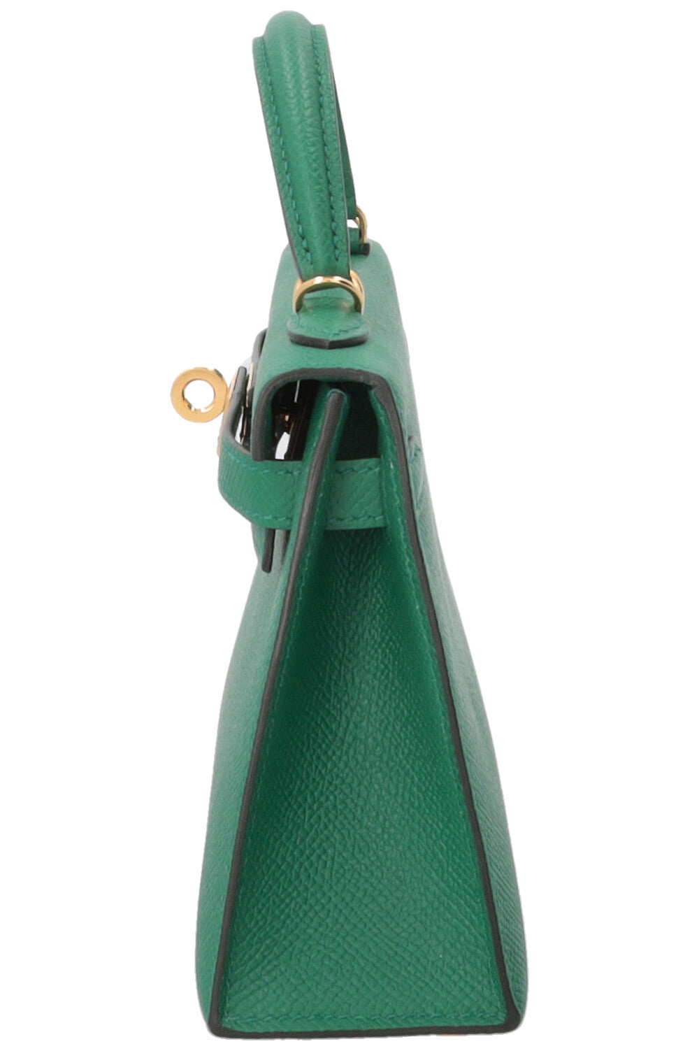 HERMÈS Mini Kelly Sellier Epsom Vert Vertigo