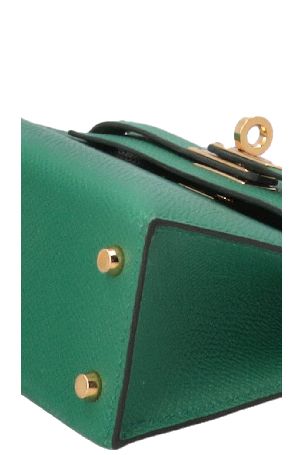 HERMÈS Mini Kelly Sellier Epsom Vert Vertigo