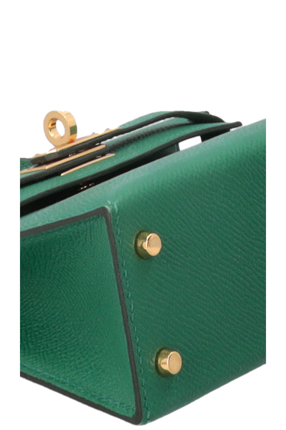 HERMÈS Mini Kelly Sellier Epsom Vert Vertigo