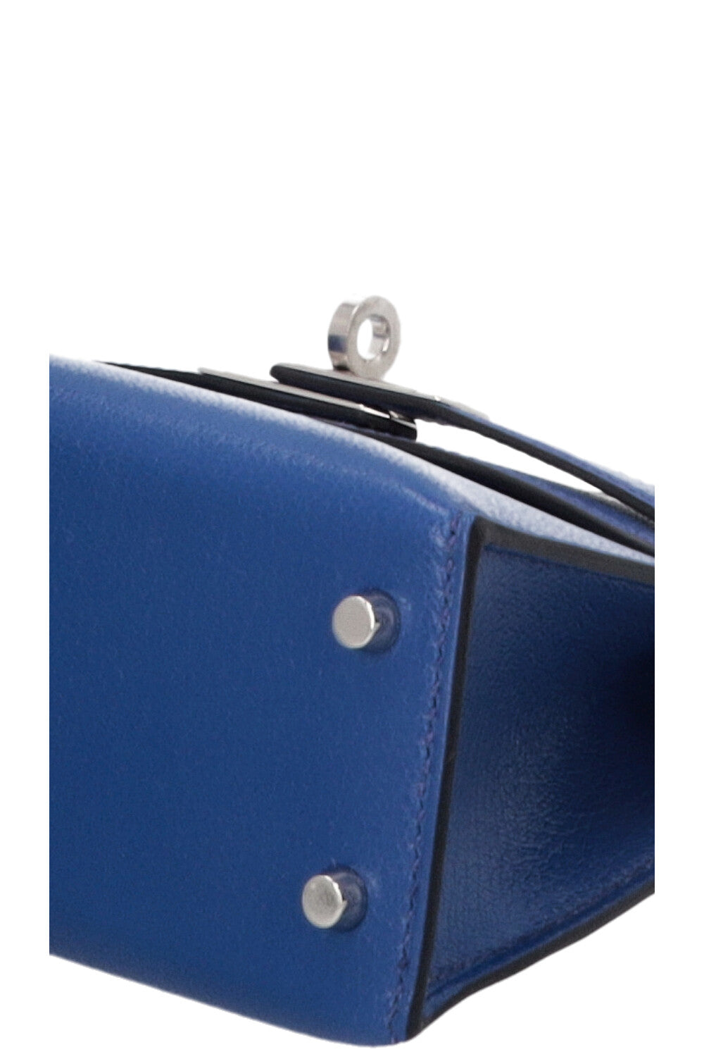 HERMÈS Mini Kelly Touch Chèvre Bleu Royal