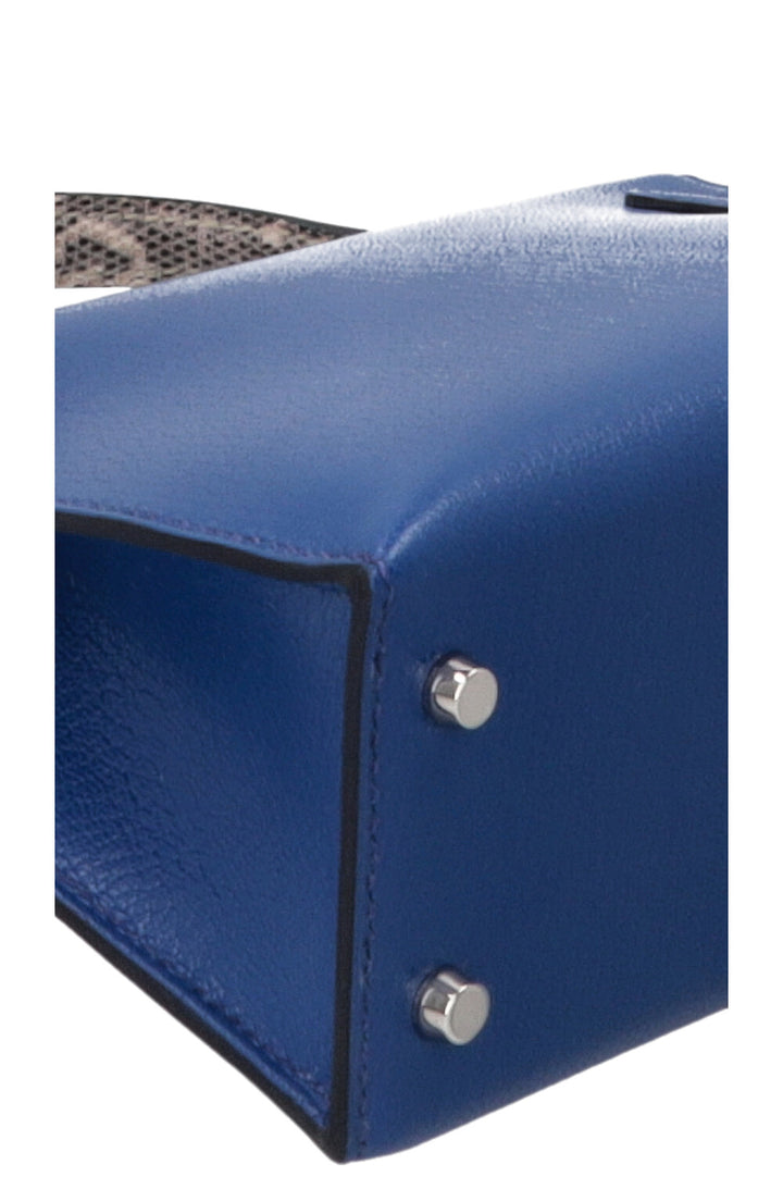 HERMÈS Mini Kelly Touch Chèvre Bleu Royal