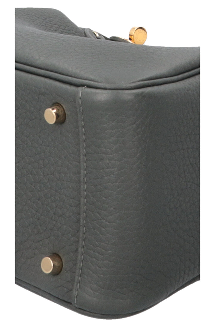 HERMÈS Mini Lindy Clemence Vert Mangrove