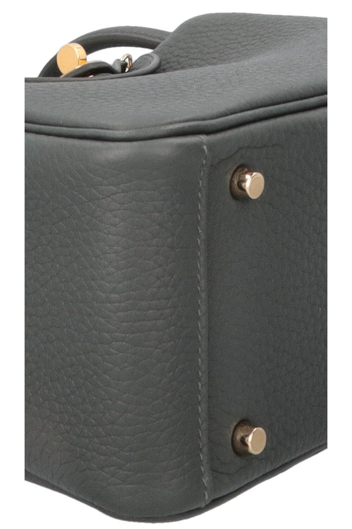 HERMÈS Mini Lindy Clemence Vert Mangrove
