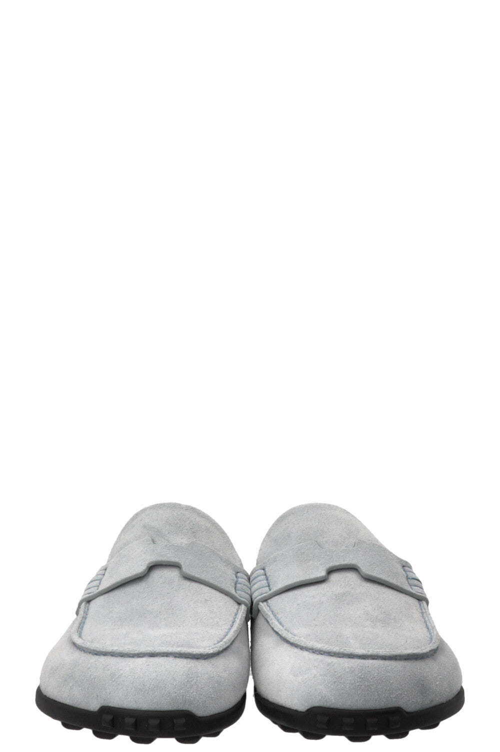 HERMÈS Mix Mules Suede Bleu Glacier