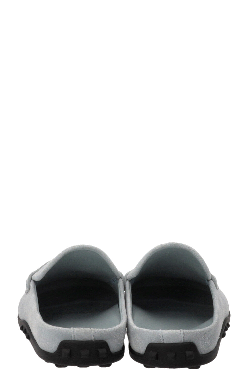 HERMÈS Mix Mules Suede Bleu Glacier
