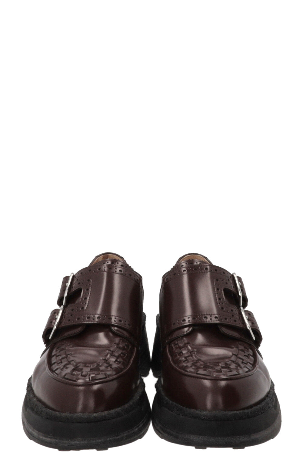 Mocassins à boucle HERMÈS en cuir marron