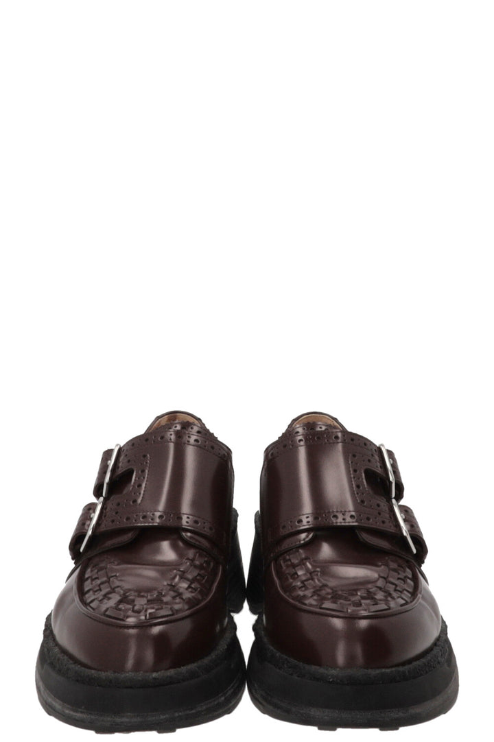 Mocassins à boucle HERMÈS en cuir marron