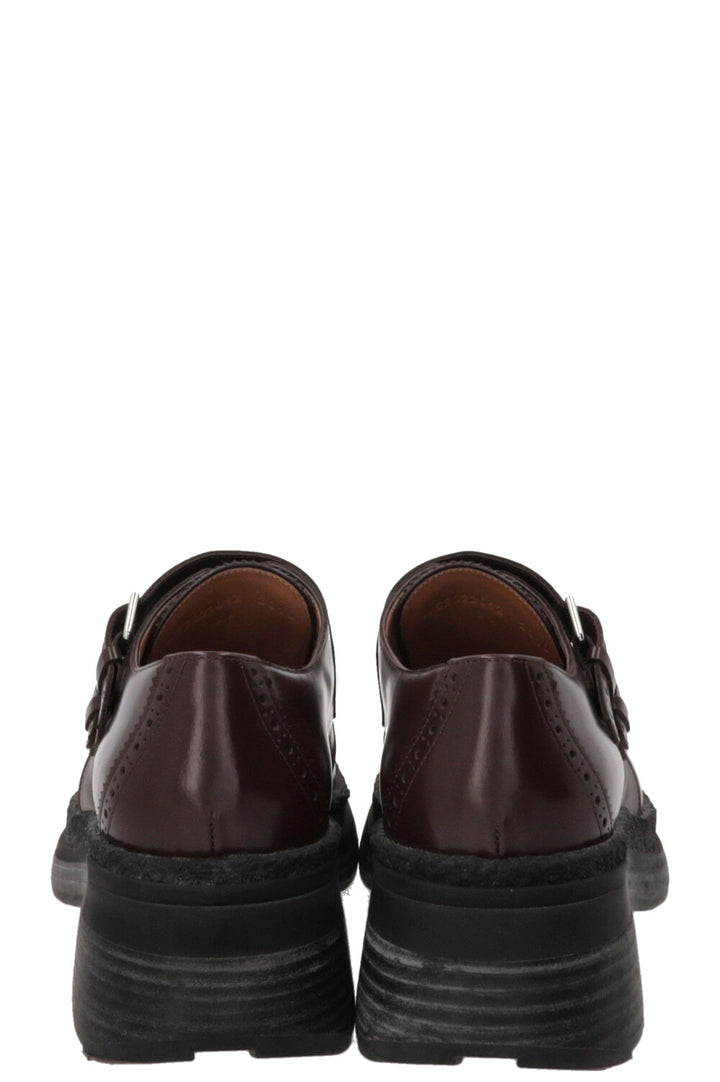Mocassins à boucle HERMÈS en cuir marron