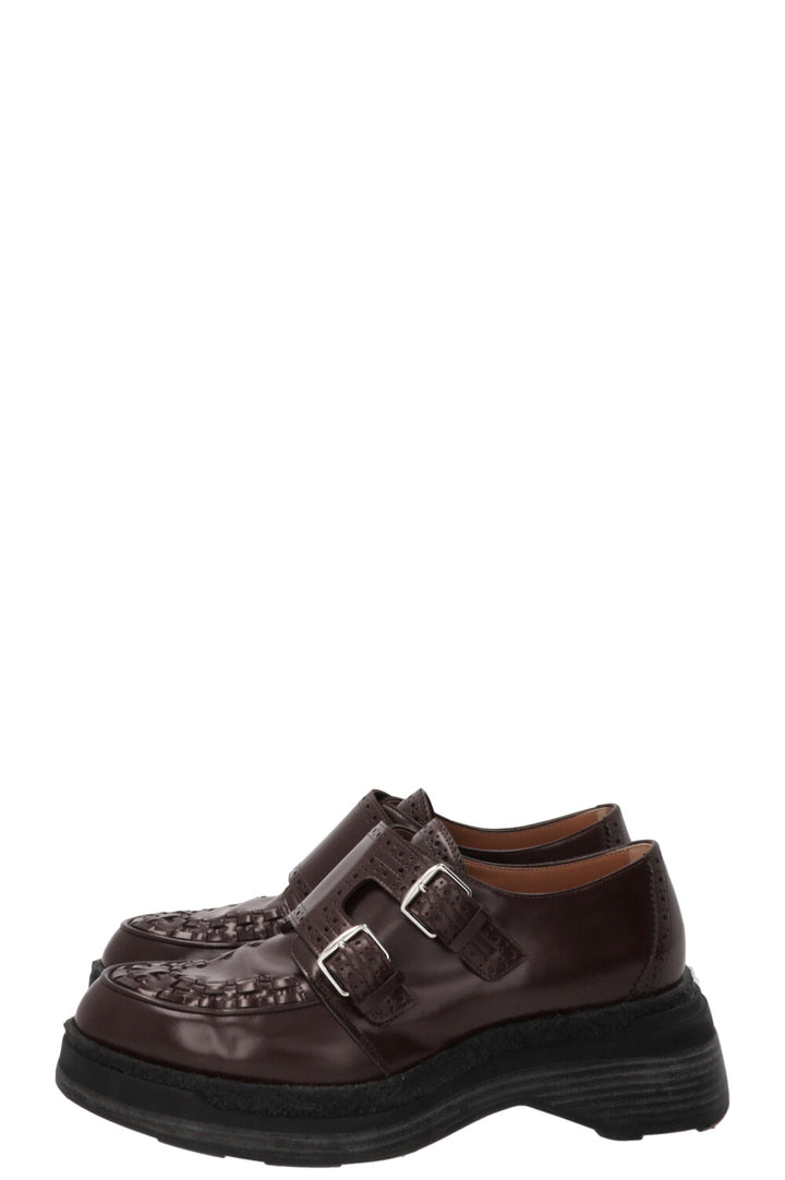Mocassins à boucle HERMÈS en cuir marron