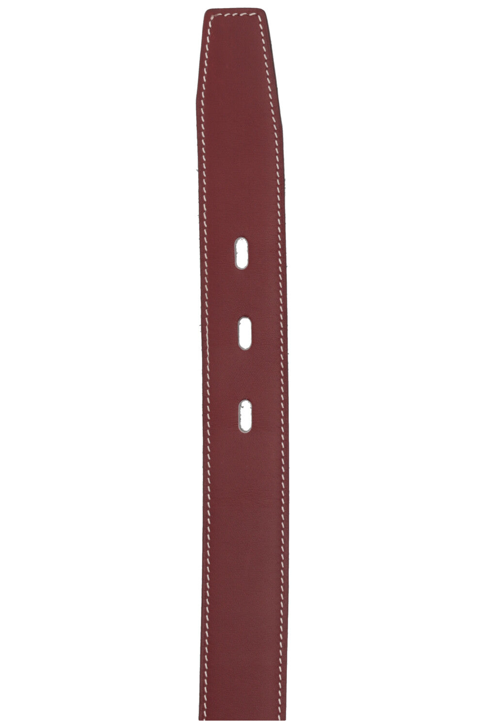 HERMÈS Mors Reversible Belt Leather Green Burgundy