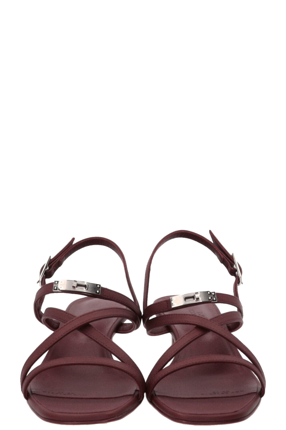 HERMÈS Muse 40 Sandals Rouge H