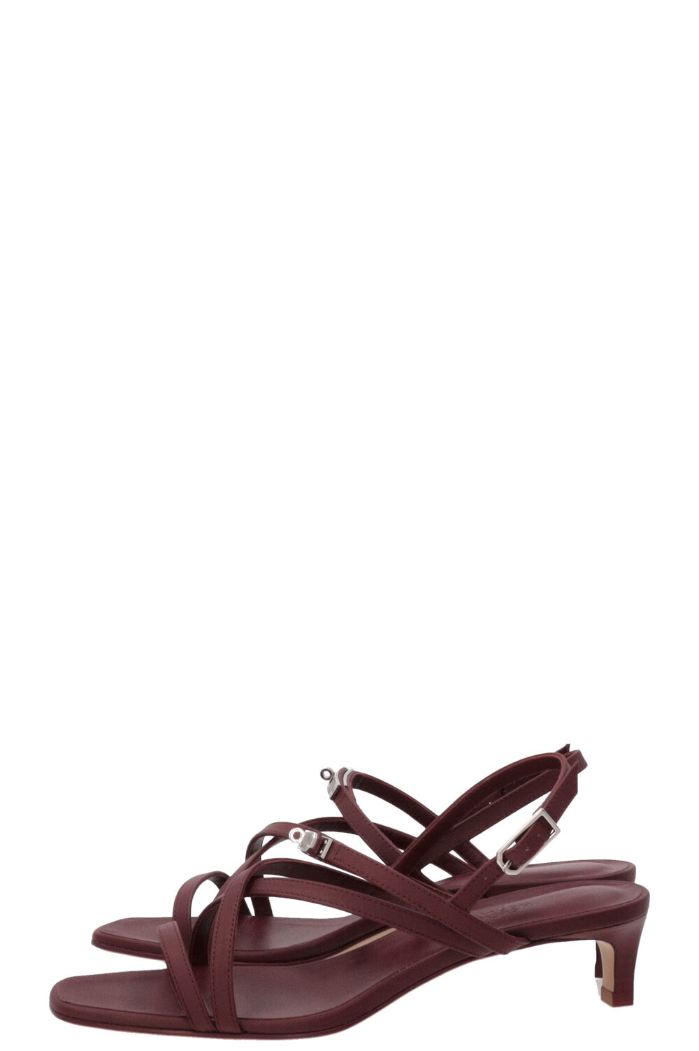 HERMÈS Muse 40 Sandals Rouge H