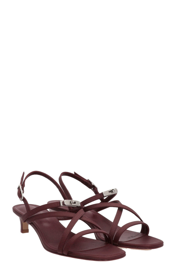 HERMÈS Muse 40 Sandals Rouge H
