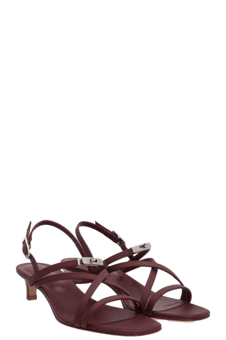 HERMÈS Muse 40 Sandals Rouge H