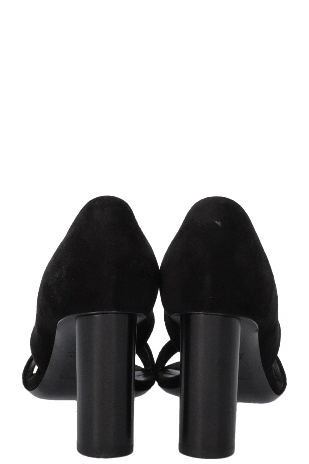 HERMÈS Muse Heels 80 Suede Black