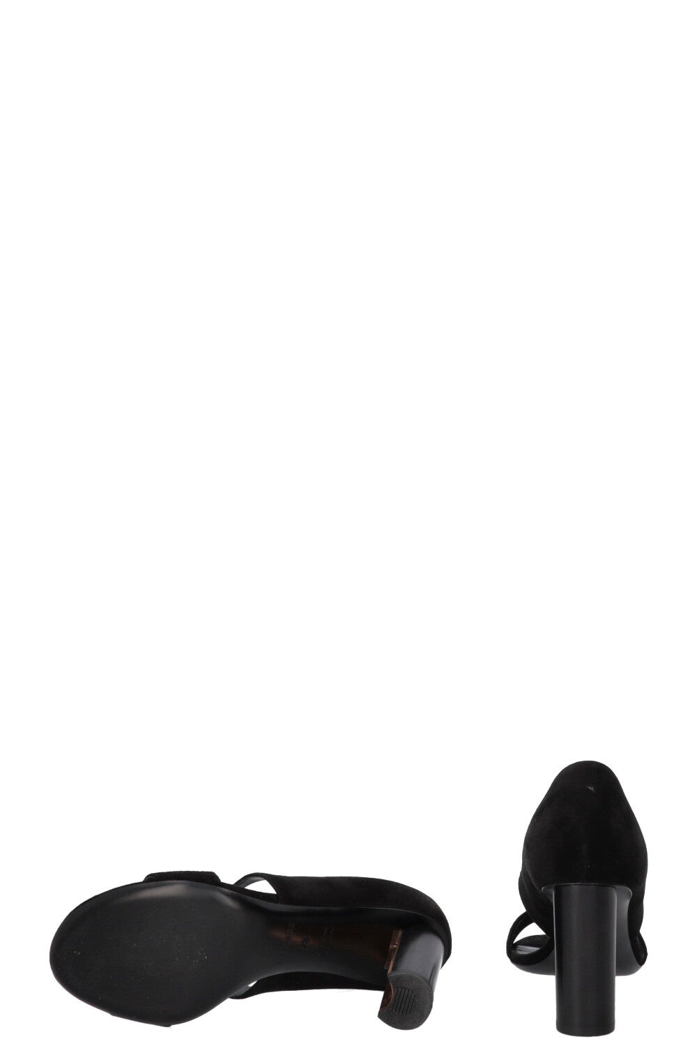 HERMÈS Muse Heels 80 Suede Black