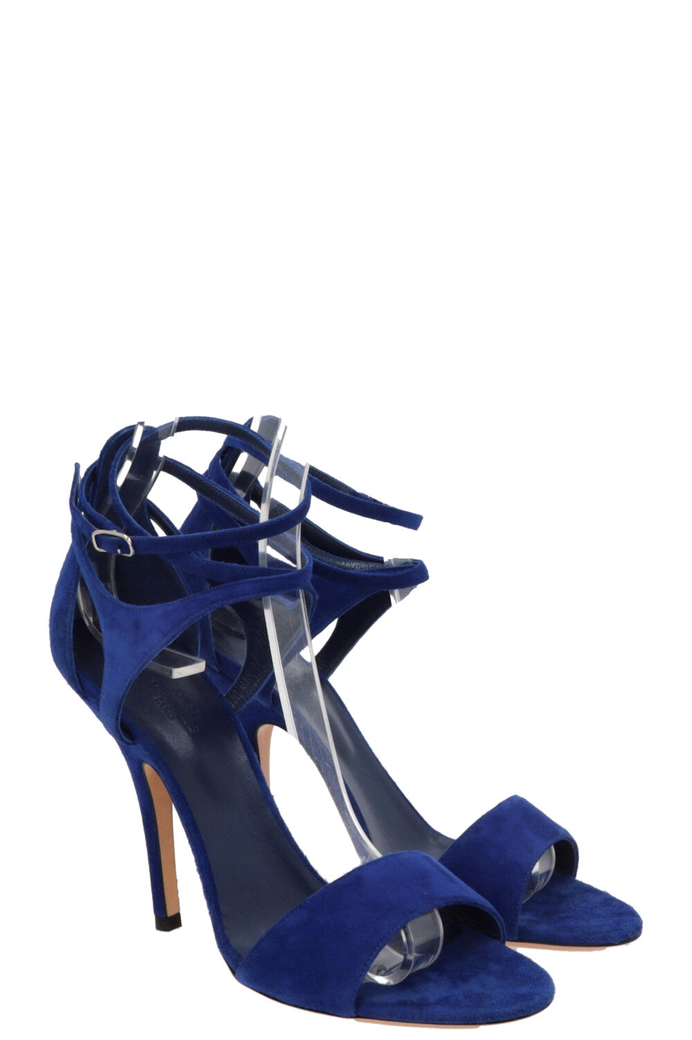 HERMÈS Odalisque Sandals Suede Blue