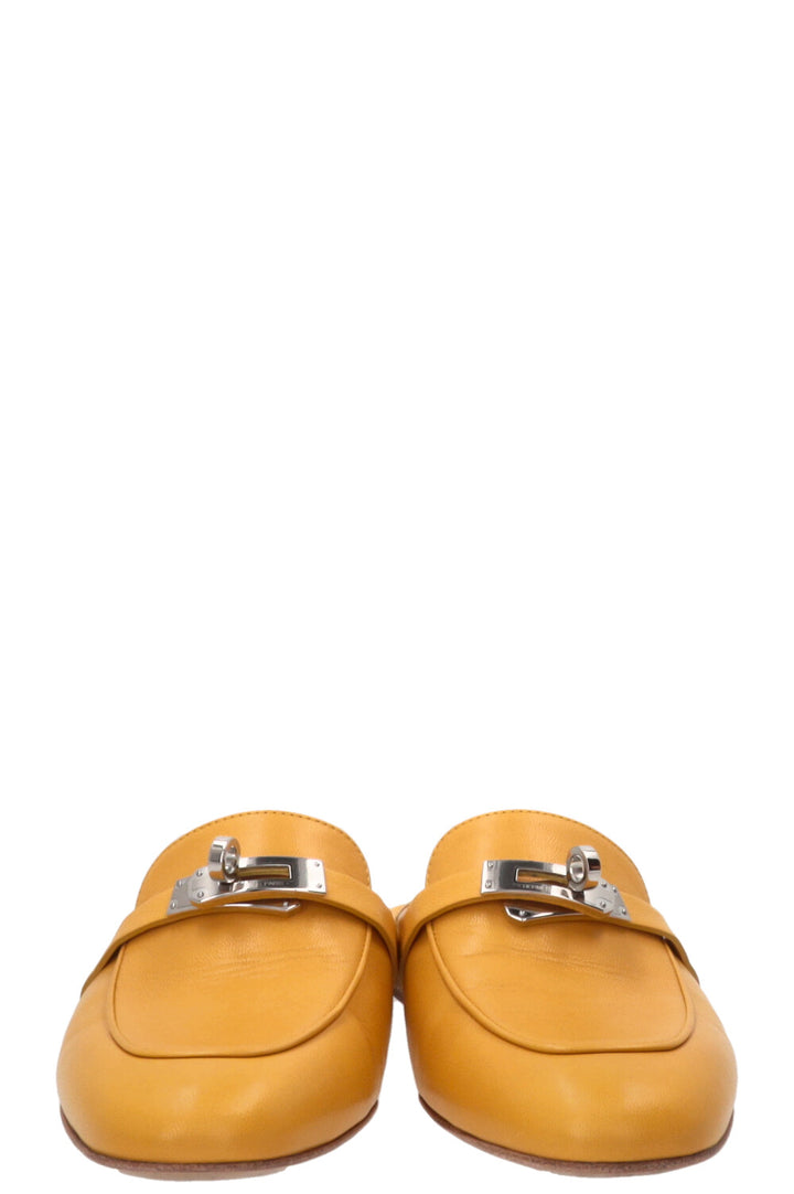 HERMES Oz Mules Yellow Sand