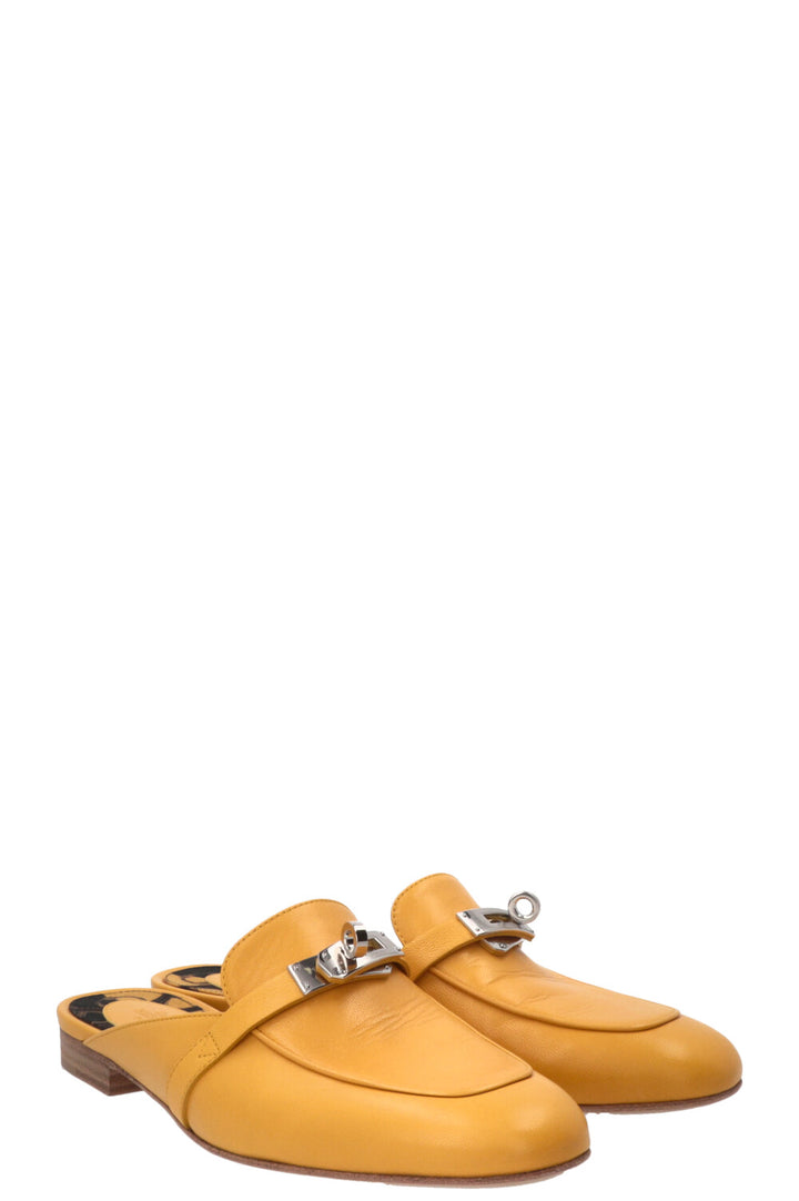 HERMES Oz Mules Yellow Sand