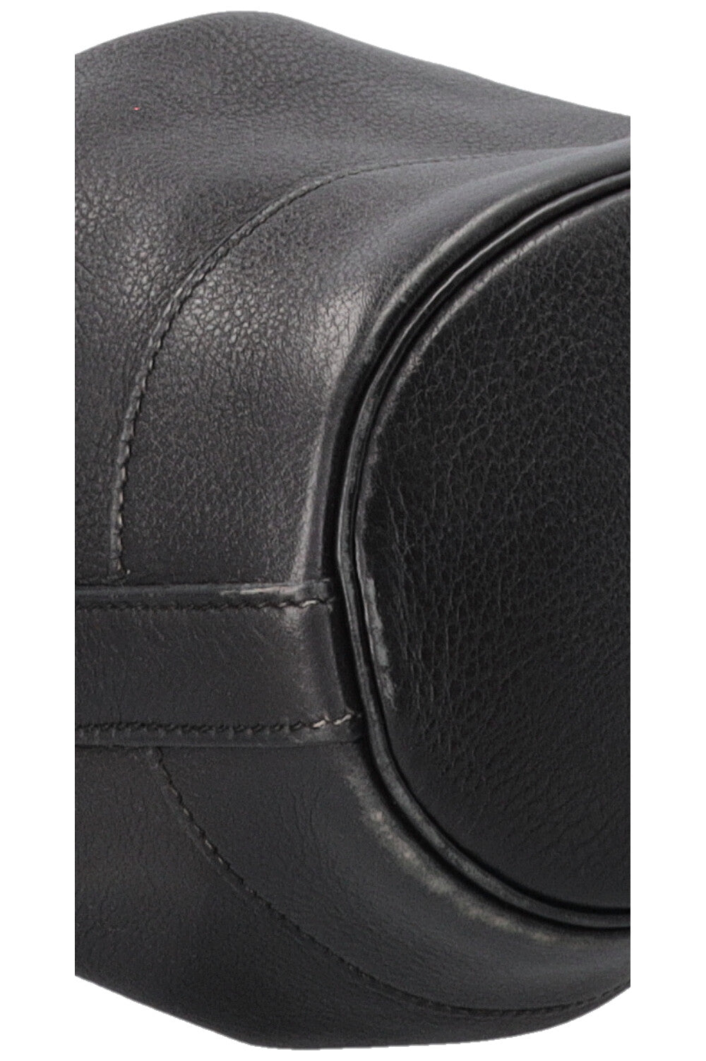 HERMÈS PM Market Bucket Bag Clemence Leather Noir