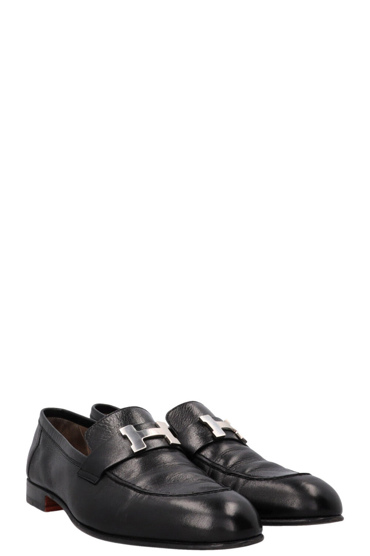 HERMÈS Paris Loafers Black