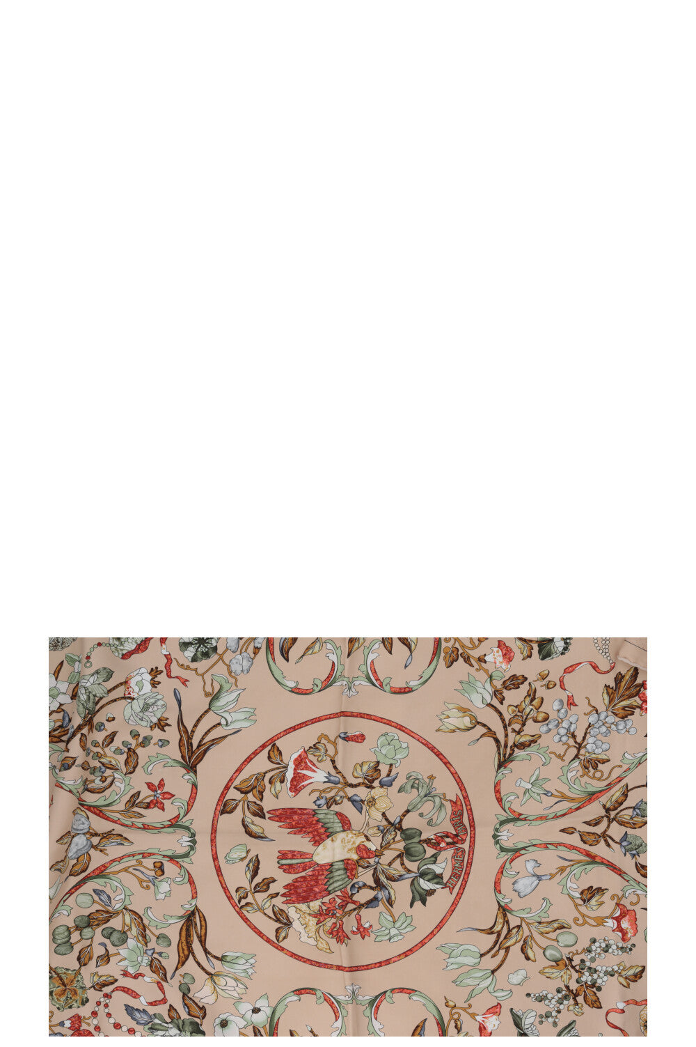 HERMÈS Pierres D'Orient Et D'Occident 90 Carré Beige