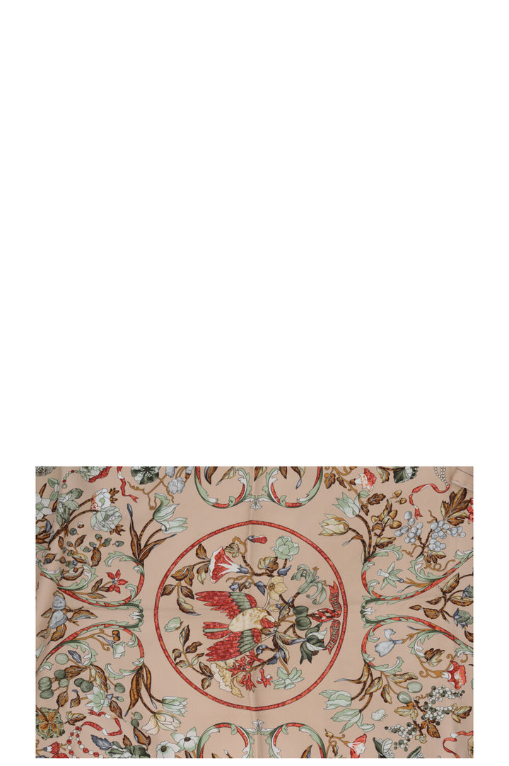 HERMÈS Pierres D'Orient Et D'Occident 90 Carré Beige