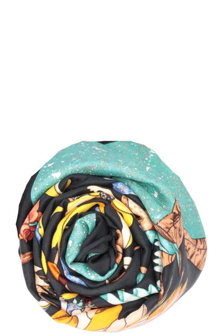 HERMÈS Pierres D'Orient Et D'Occident Carré 90 Silk Multicolor