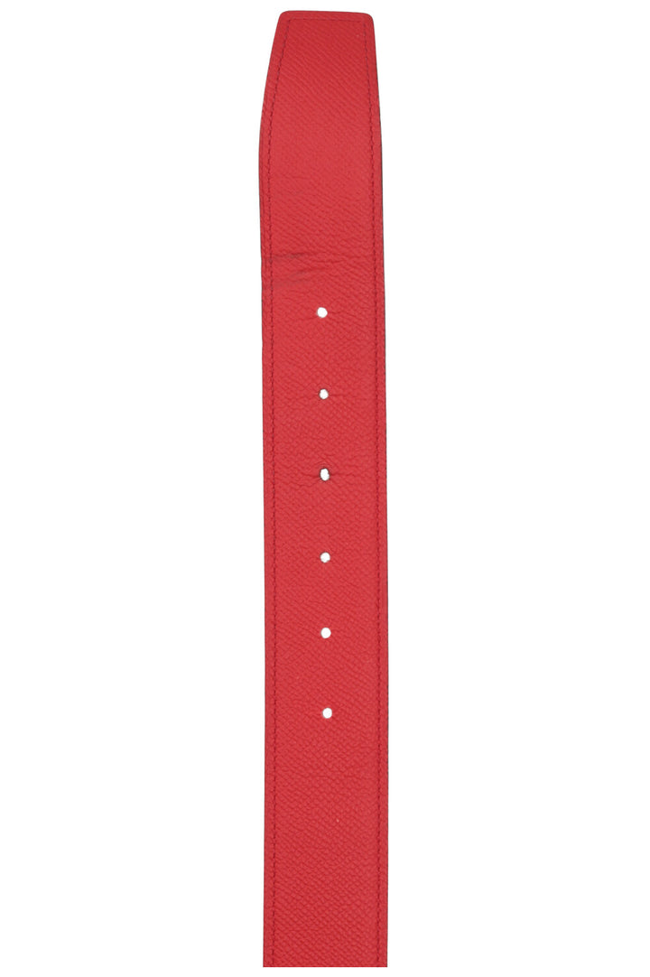 HERMÈS Reversible H D'Ancre Belt Epsom Red