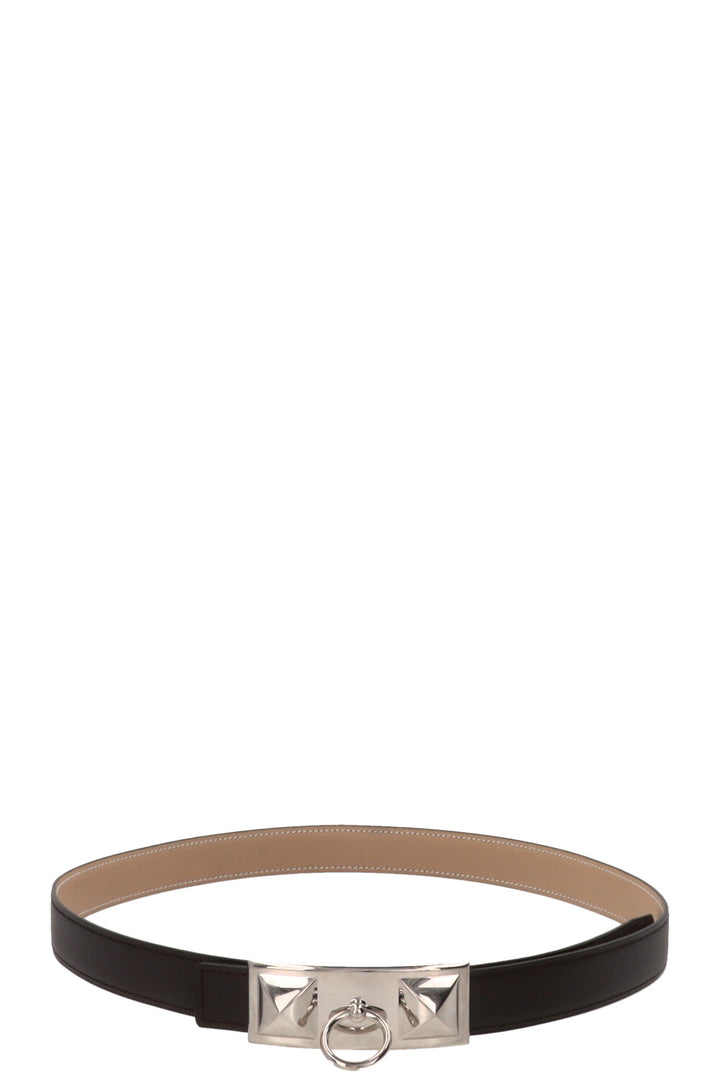 HERMÈS Rivale 18 Belt Swift Trench Ebony