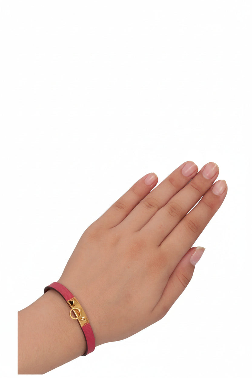 HERMÈS Bracelet Rivale Mini Rouge