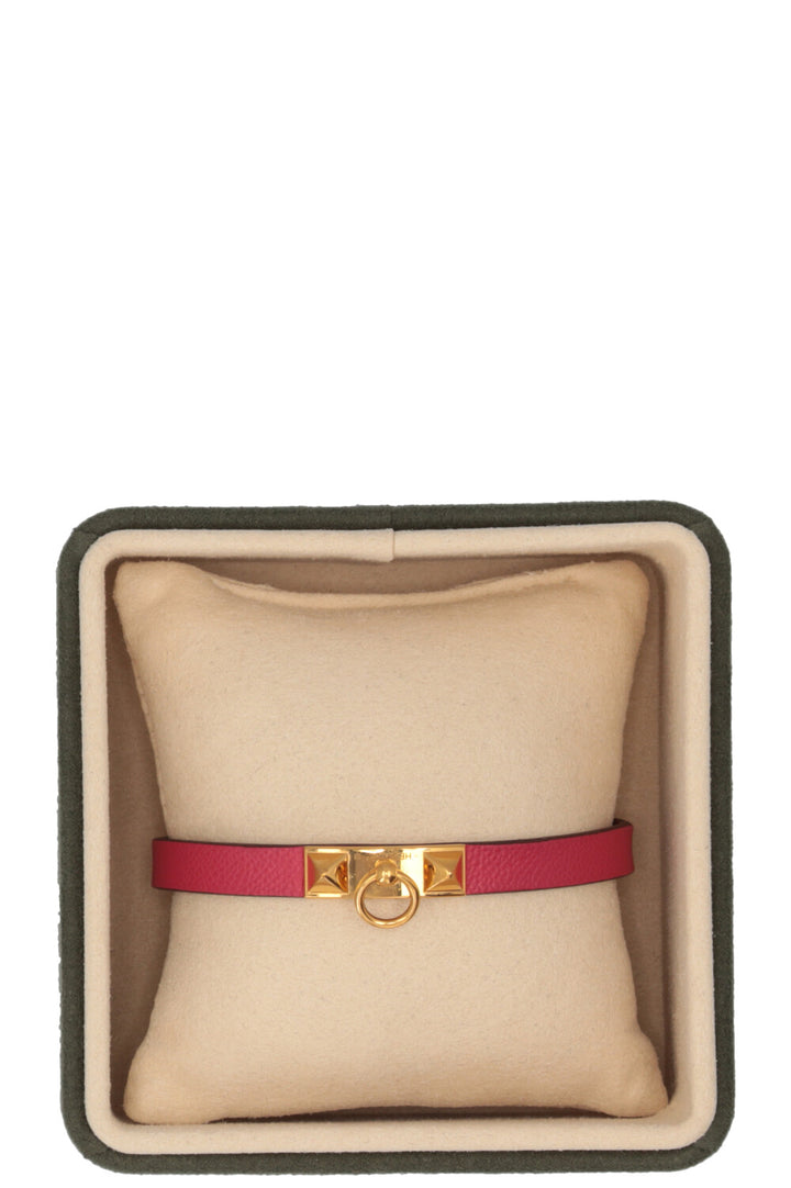 HERMÈS Bracelet Rivale Mini Rouge