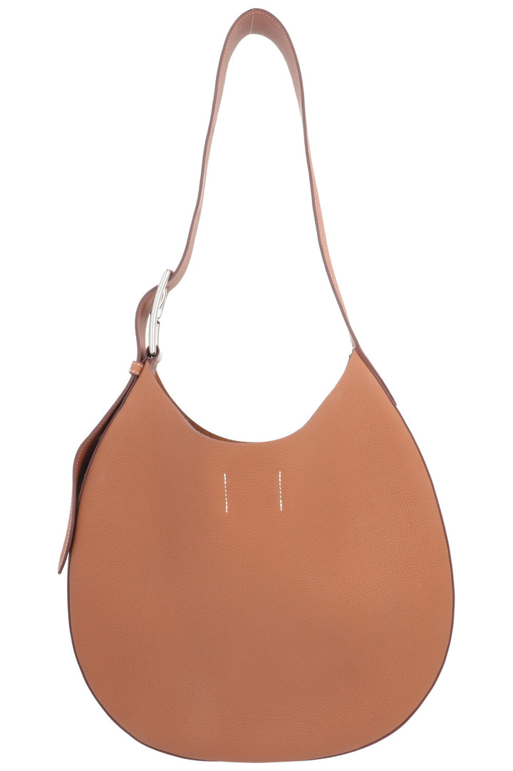 HERMÈS Sac Arçon en cuir Togo doré