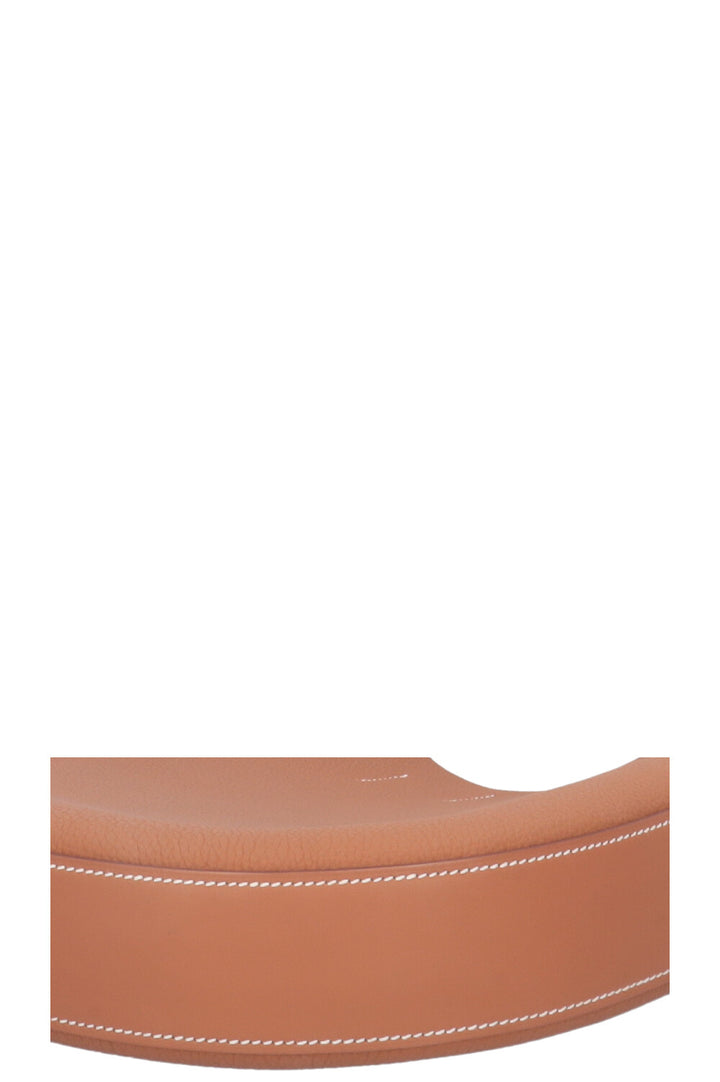 HERMÈS Sac Arçon en cuir Togo doré