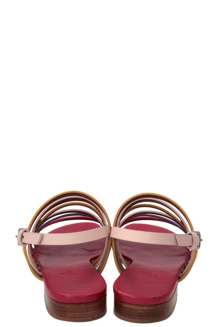 HERMÈS Sandale Ephese Leather Multicolor
